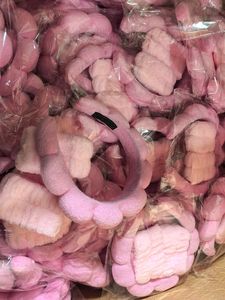 FF4941 Kits Bandeaux Torsadés Nœud Femme et Bracelets Éponge Gonflés pour Soins du Visage, <span class=keywords><strong>Maquillage</strong></span> et Spa - Product Image 5