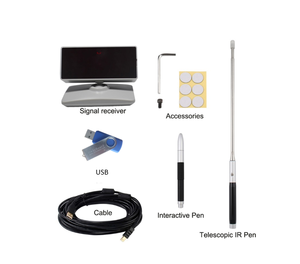 Dispositivo de pizarra táctil portátil, Pizarra Interactiva de anotación de escritura de pared equipada con bolígrafo de puntero para enseñanza escolar - Product Image 6