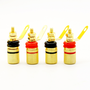 Fabrika outlet altın kaplama muz jack konnektörü ses hoparlör <span class=keywords><strong>terminal</strong></span> konnektörü bağlama sonrası adaptörü - Product Image 5