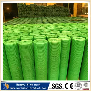 Yeşil renk pvc kaplı galvanizli 4x6 yüksek kaliteli kaynaklı tel örgü çit