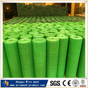 Green Color Pvc Coated Galvanized 4x6 High Quality Welded Wire Mesh Fence