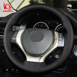 Custom mano da cucire a mano in pelle copri volante auto in pelle avvolgente auto per Lexus GS 300h RX 350 Sport ES 300h ES 300h - Product Image 6