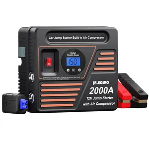 Car Jump Starter Power Bank 12V Output Portable Jump Stater Car Emergency Start Power Supply