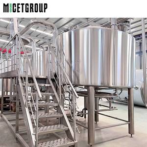 Équipement de brasserie 20HL Salle de brassage chauffée à la vapeur Machine de fabrication de bière entièrement automatique à 4 navires pour tout le système de brassage du malt - Product Image 3