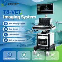 Échographe vétérinaire EUR VET en promotion : système d'échographie diagnostique portable avec prise en charge multilingue et chariot mobile