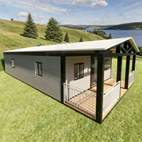 Maison conteneur extensible étanche à structure en acier FLKT, garantie 2 ans, directement de l'usine, unité de logement préfabriquée moderne