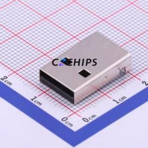 917-181A102ED60200 USB Connector Through hole Component (THT) Connector Type-A USB 2.0 Male 4P - Product Image 1
