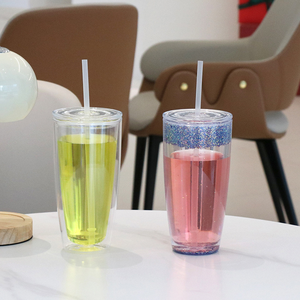Vaso de Plástico Sublimable de 24oz, Doble Pared, Tapa Plana, Base Perforada con Tapón, Reutilizable, Creativo - Product Image 4