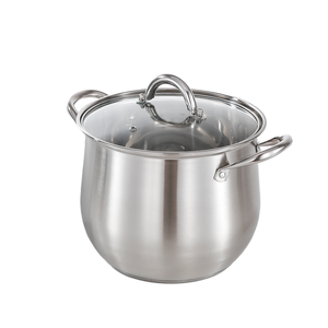 Marmite en acier inoxydable 18/10 avec couvercle en verre trempé, marmite vapeur multifonctionnelle compatible avec tous les types de cuisinières - Product Image 6