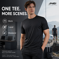 T-shirt JNEI pour homme, logo personnalisé, 150 g/m², séchage rapide, respirant, pour les commandes de collections de marques privées