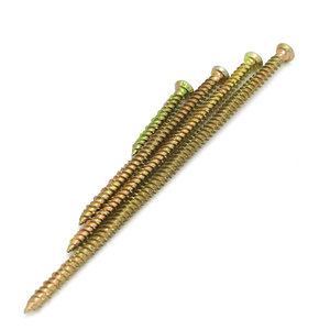 Tornillo autorroscante métrico de acero galvanizado en amarillo para aglomerado de madera con brida - Productos más vendidos - Product Image 3
