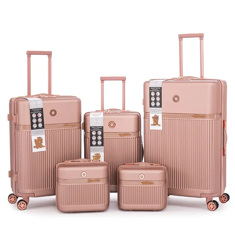 2024 New Wholesale ABS Trolley Suitcase Set 12/14/20/24/28 Travel Bag Trolley Luggage Sets 3-6pcs Valise Koffer