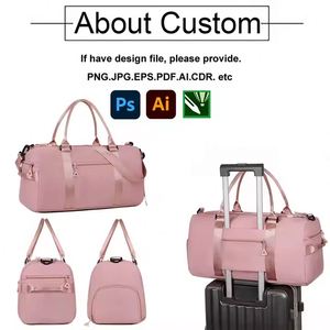 Custom Multi-functional <b>Waterproof</b> Travel Bag Large Capacity Storage Bags Sports <b>Backpack</b> Dry and Wet Separation Duffle Bag - Product Image 3