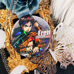 หมุดป้ายโลหะสำหรับตกแต่งกระเป๋าเป้สะพายหลังผ้าอะนิเมะ6สีขนาด5.8ซม. - Product Image 4