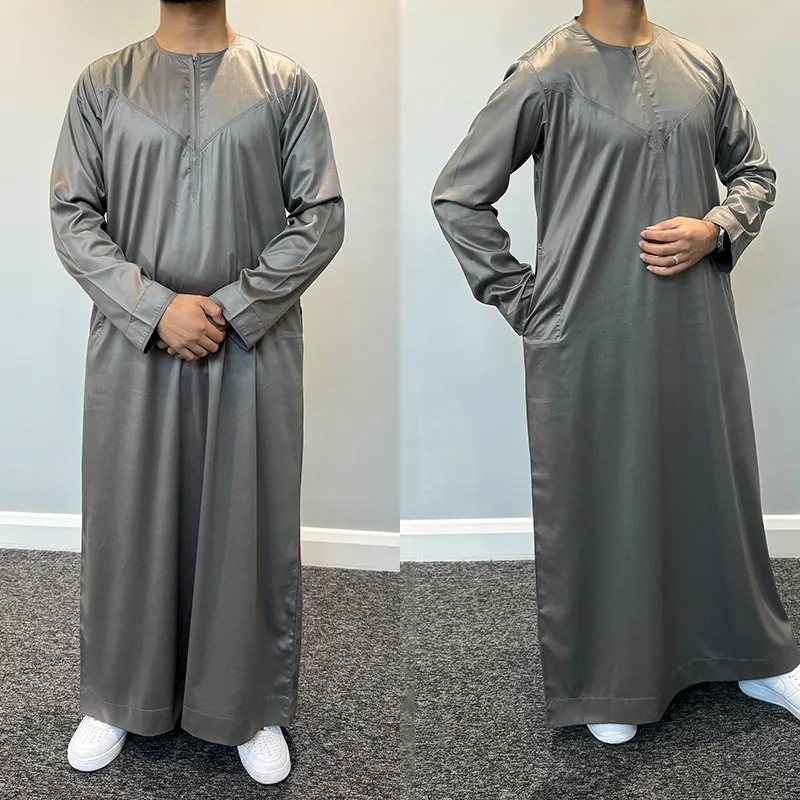 New Design thobe men muslim saudi islamic thobe muslim jubba arabic abaya dubai thobes for men islam