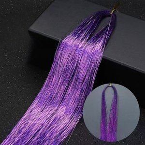 Extensiones <span class=keywords><strong>de</strong></span> Cabello Trenzado Sintético Recto <span class=keywords><strong>de</strong></span> 90 cm, Resistentes al Calor, con Brillo Brillante, para Fiestas - Product Image 4