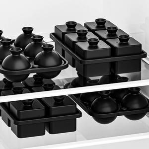 Molde de cubitos de hielo para <span class=keywords><strong>whisky</strong></span> de 2 ", bandeja de hielo cuadrada y redonda de diamante grande de 6 cavidades para cócteles, Bourbon Brandy, la <span class=keywords><strong>mejor</strong></span> combinación para beber - Product Image 2