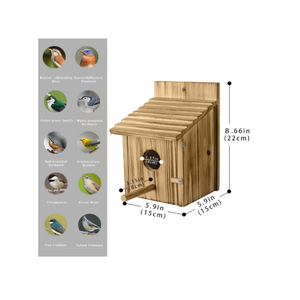 Casas <span class=keywords><strong>de</strong></span> pájaros <span class=keywords><strong>de</strong></span> madera <span class=keywords><strong>para</strong></span> exterior con poste Casa <span class=keywords><strong>de</strong></span> pájaros <span class=keywords><strong>de</strong></span> madera <span class=keywords><strong>para</strong></span> Pinzón Bluebird Cardinals Casa <span class=keywords><strong>de</strong></span> pájaros colgante Jardín <span class=keywords><strong>de</strong></span> liquidación - Product Image 5