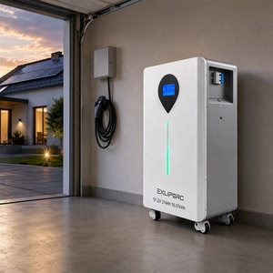 EXLIPORC 16kWh LiFePO4 <b>Battery</b> EV-Grade Blade Cells 51.2V 314Ah 200A Stackable Hybrid Grid Whole-Home <b>Backup</b> Power Wall - Product Image 2