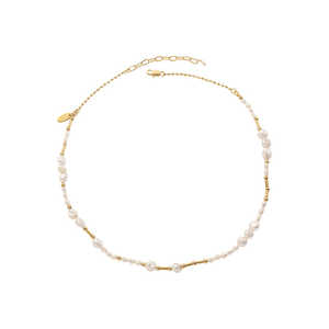 Vintage Baroque Freshwater Pearl Necklace Women's Elegant <b>Fine</b> <b>Jewelry</b> <b>Set</b> - Product Image 2