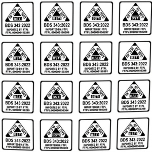 ป้ายกระดาษกาวโฮโลแกรมดิจิเทคพร้อมบาร์โค้ด รุ่นพิมพ์ P3 สำหรับธุรกิจการค้า - Product Image 1