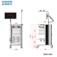 Sistem Kereta Bergerak Workstation Endoskopi Medis Harga Pabrik OEM/ODM untuk Gastroskop Kolonoskop