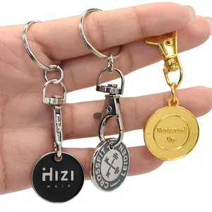 Vente en gros porte-clés personnalisé en métal émaillé porte-clés en métal de luxe dessin animé en or