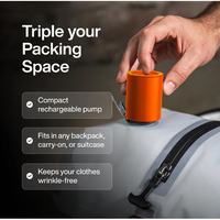 Sacs sous vide pour voyage, sacs de rangement pour vêtements de voyage de qualité supérieure, sacs de rangement pour économiser de l'espace, sacs sous vide réutilisables