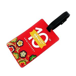 Promoción <span class=keywords><strong>de</strong></span> aerolíneas, regalos, compañero <span class=keywords><strong>de</strong></span> viaje, logotipo personalizado, etiqueta <span class=keywords><strong>de</strong></span> equipaje <span class=keywords><strong>de</strong></span> goma <span class=keywords><strong>de</strong></span> PVC suave - Product Image 1