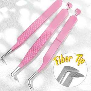 Pinzas para Pestañas Curvas Puntiagudas Personalizadas Gratis, Pinzas de Acero Inoxidable Doradas para Extensión de Pestañas, Pinzas de Aislamiento para Pestañas de Marca Privada - Product Image 5