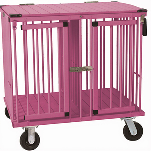Carrello Pieghevole Aeolus a 4 Ruote in Alluminio per Esposizioni Canine - Leggero, Robusto e Durevole per il <span class=keywords><strong>Trasporto</strong></span> di <span class=keywords><strong>Animali</strong></span> - Product Image 3