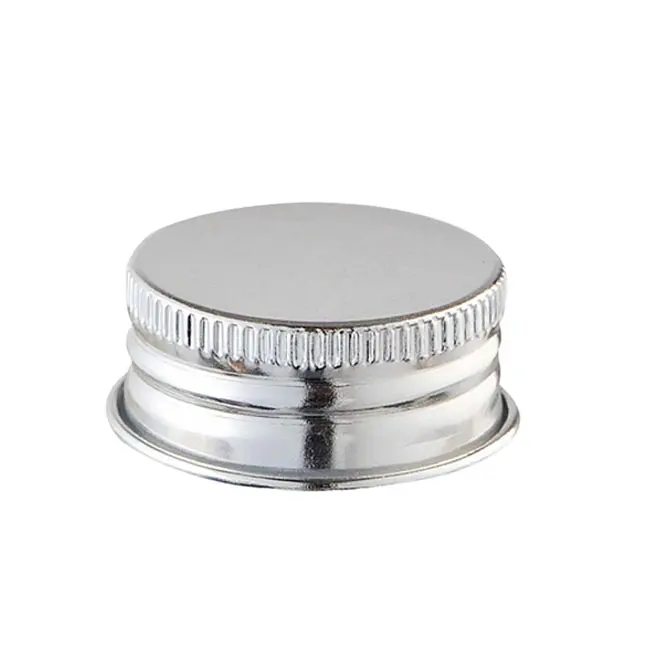 Tutup Kosmetik Aluminium Kualitas Makanan Kustom Grosir, Topi Penutup Sekrup Botol Parfum Logam Aluminium