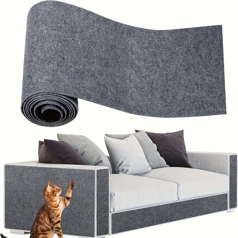 2025 New Design Pet Self-Adhesive Pat Suitable for Cat Tree Sofa Walls Covering Scalable Foldable Cat Scratch Mat
