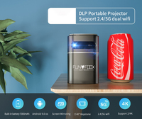 MINI projecteur portable avec technologie DLP Lampe LED à résolution 480p et batterie 7000mAh