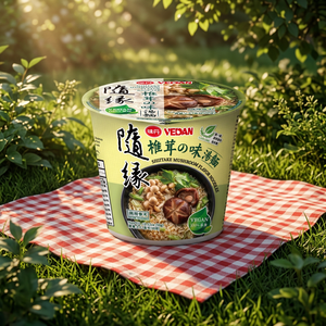 Vedan Veggie ซุปก๋วยเตี๋ยวรสเห็ด CHOICE-SHIITAKE (ถ้วย) บะหมี่กึ่งสำเร็จรูป - Product Image 1