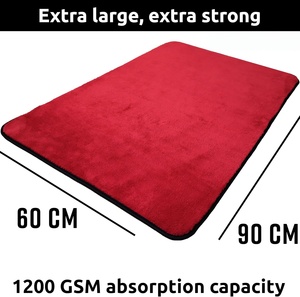 Customized Size 1200Gsm Dual Sides Microfiber Twisted Loop Car Drying Towel Wash Detailing Absorbent Twist Pile Cloth Cleaning - Product Image 2