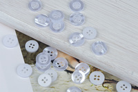 Boutons en alliage à 4 trous, col perlé, fond plat, bordure ondulée, boutons de chemise, couleur personnalisée, 1000 pièces/sac