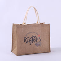 Sac fourre-tout en toile de jute réutilisable d'épicerie écologique de haute qualité promotionnelle portable avec LOGO personnalisé
