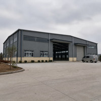 Fabricant de bâtiments en structure acier de couleur personnalisée, entrepôt métallique préfabriqué de Chongqing pour la construction d'usines