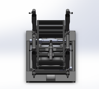 Plataforma de Movimiento de Aluminio Tela TMPF-4DOF+2TL+S, Motor Servo de 750W y 3000rpm, Capacidad Máxima de 127 kg, para Uso Doméstico, Simulador de Carreras y Vuelo