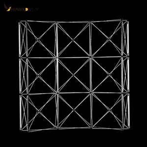 OEM/ODM tùy chỉnh pop-up biểu ngữ đứng cong lưới cấu trúc triển lãm quảng cáo hiển thị - Product Image 2