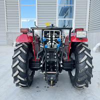 Tracteur agricole 4x4 80HP 100HP 120HP Diesel pour labour, transport et travaux de terrain – Approvisionnement direct usine