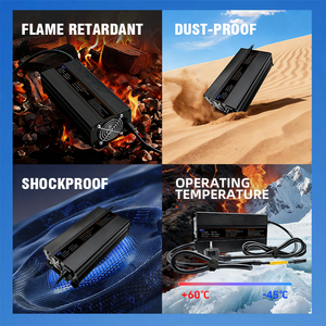 Cargador de Baterías para Vehículos Industriales de 24V Ultra-Duradero con Control de Voltaje de Alta Precisión y Tecnología de Refrigeración - Product Image 4