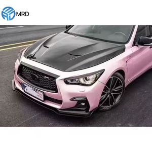 Mrd S Phong Cách Carbon Mui Xe Cho Infiniti Q50 2014 + Q60 Sợi Carbon Mui Xe Nắp ca-pô <span class=keywords><strong>V1</strong></span> - Product Image 1
