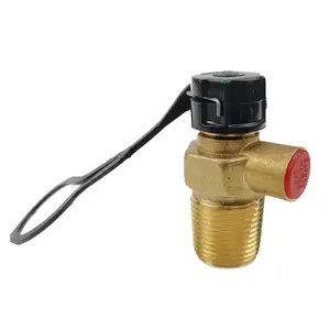 Cnjg Hoge Kwaliteit 20Mm 22Mm Lpg Gas Handmatige Veiligheid Clip-Op Messing Valve Lpg Gas Valve 12.5kg Propaan Gas Cilinder