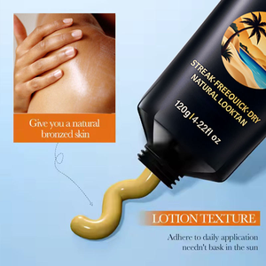Lotion de bronzage foncée beurre soins du corps crème solaire huile de bronzage soins de la peau OEM autobronzant huile de bronzage sans soleil hydratant beurre de karité - Product Image 2