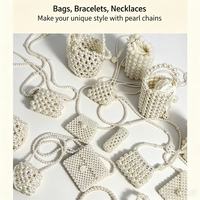 Perles rondes en plastique ABS blanc de qualité supérieure, 4-14 mm, perles en vrac avec trou droit pour la fabrication de bijoux DIY