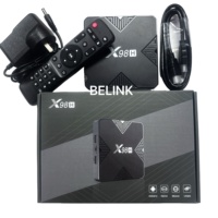 Precio de Fábrica Allwinner H618 Android 12 4K 6K Wifi6 de Doble Banda BT5.0 2GB 16GB X98H Set Top Box Android TV Box