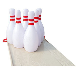Manière gonflable de glissière de pente, <span class=keywords><strong>bowling</strong></span> de glissière de PVC de pelouse, <span class=keywords><strong>bowling</strong></span> humain - Product Image 1