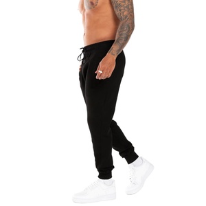 Pantalones Jogger para Hombre, Venta Caliente, Cintura con Cordón Ajustable, Parte Inferior Acanalada, Color Negro - Product Image 2
